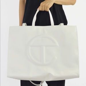 Telfar vegan leather tote